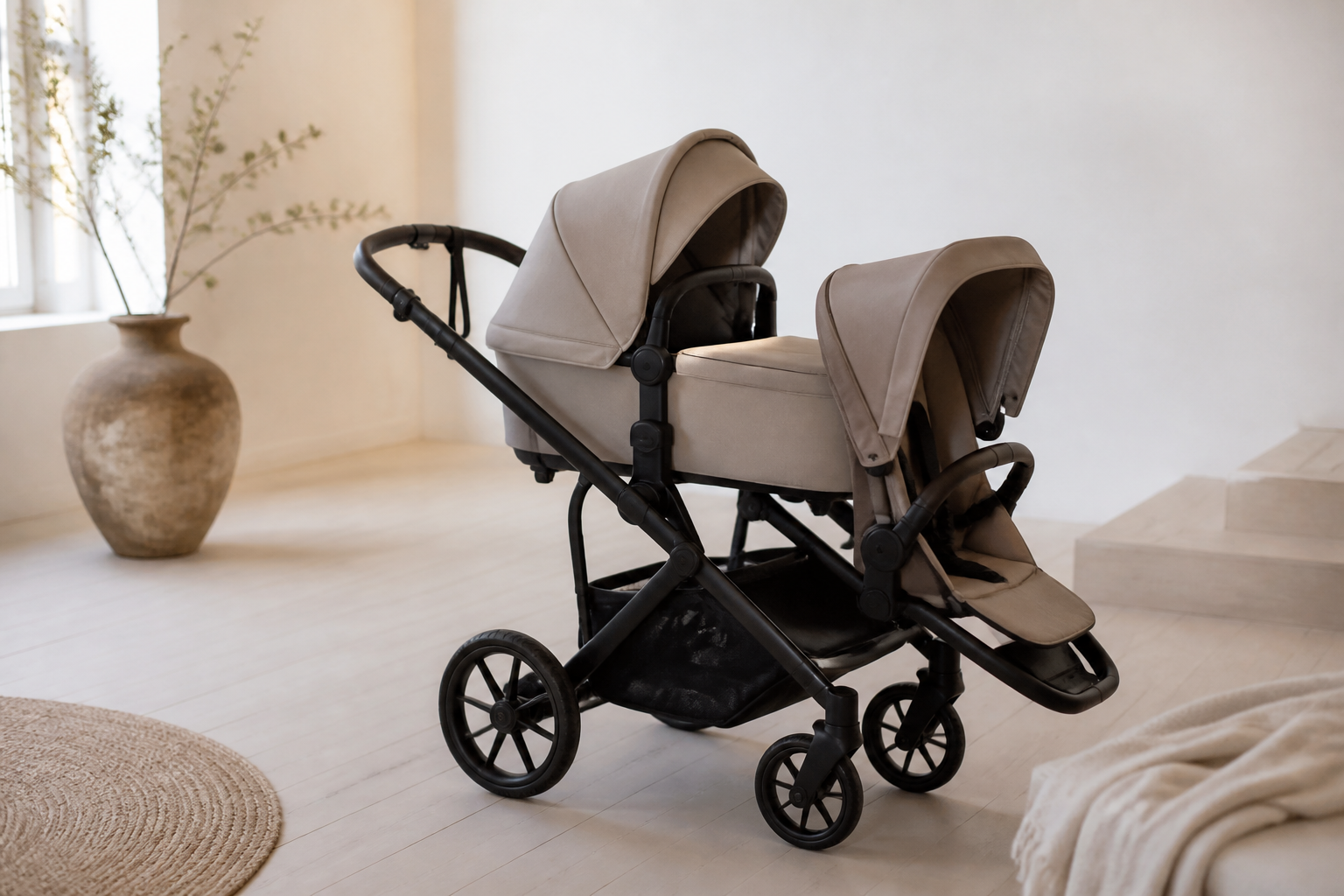 Beste kinderwagen voor broers en zussen: 5 opties bij leeftijdsverschil