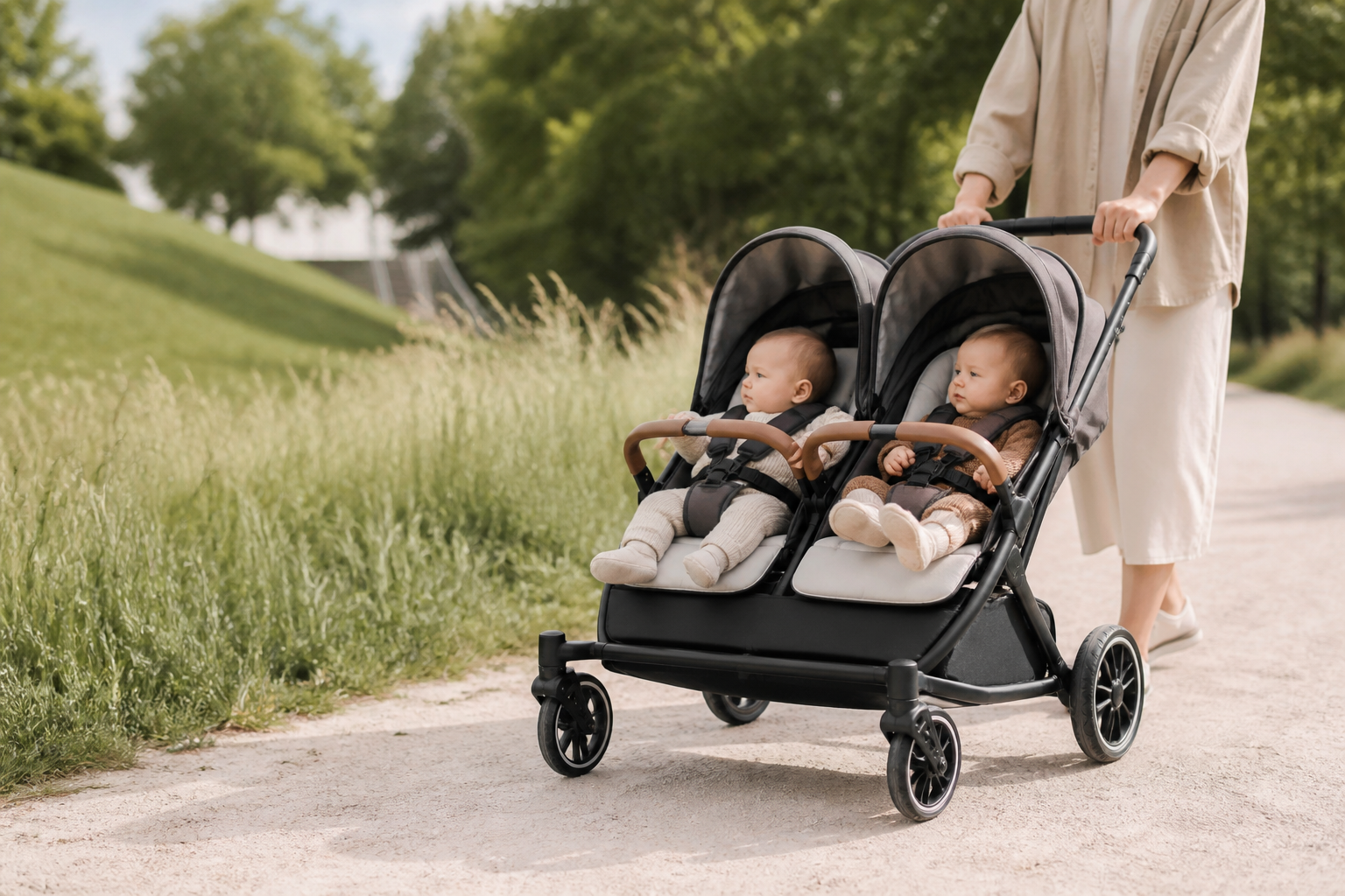 De beste kinderwagen voor een tweeling vergelijken