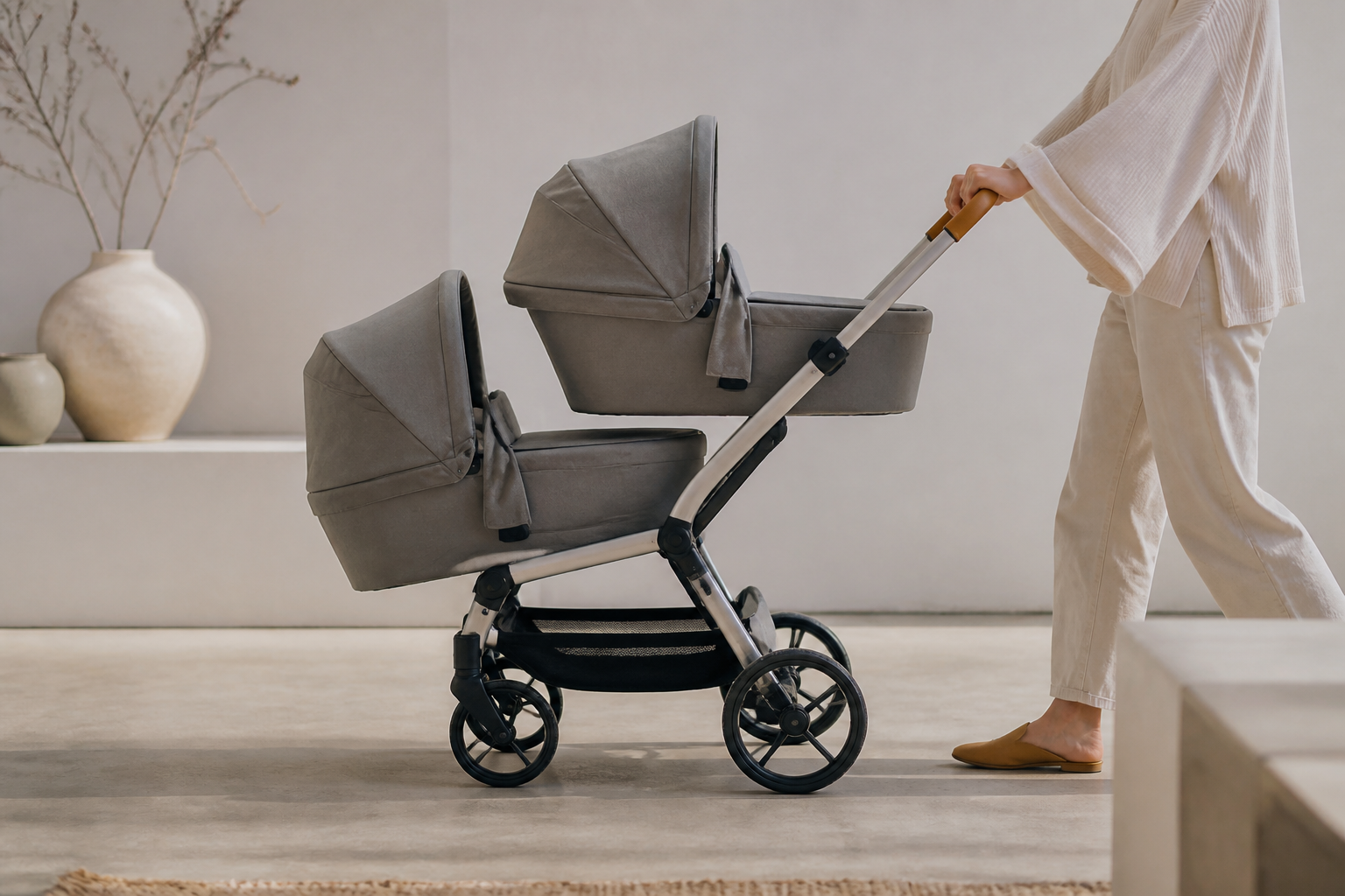 Kinderwagen voor twee kinderen: 5 ruime zitoplossingen voor dagelijks rijden